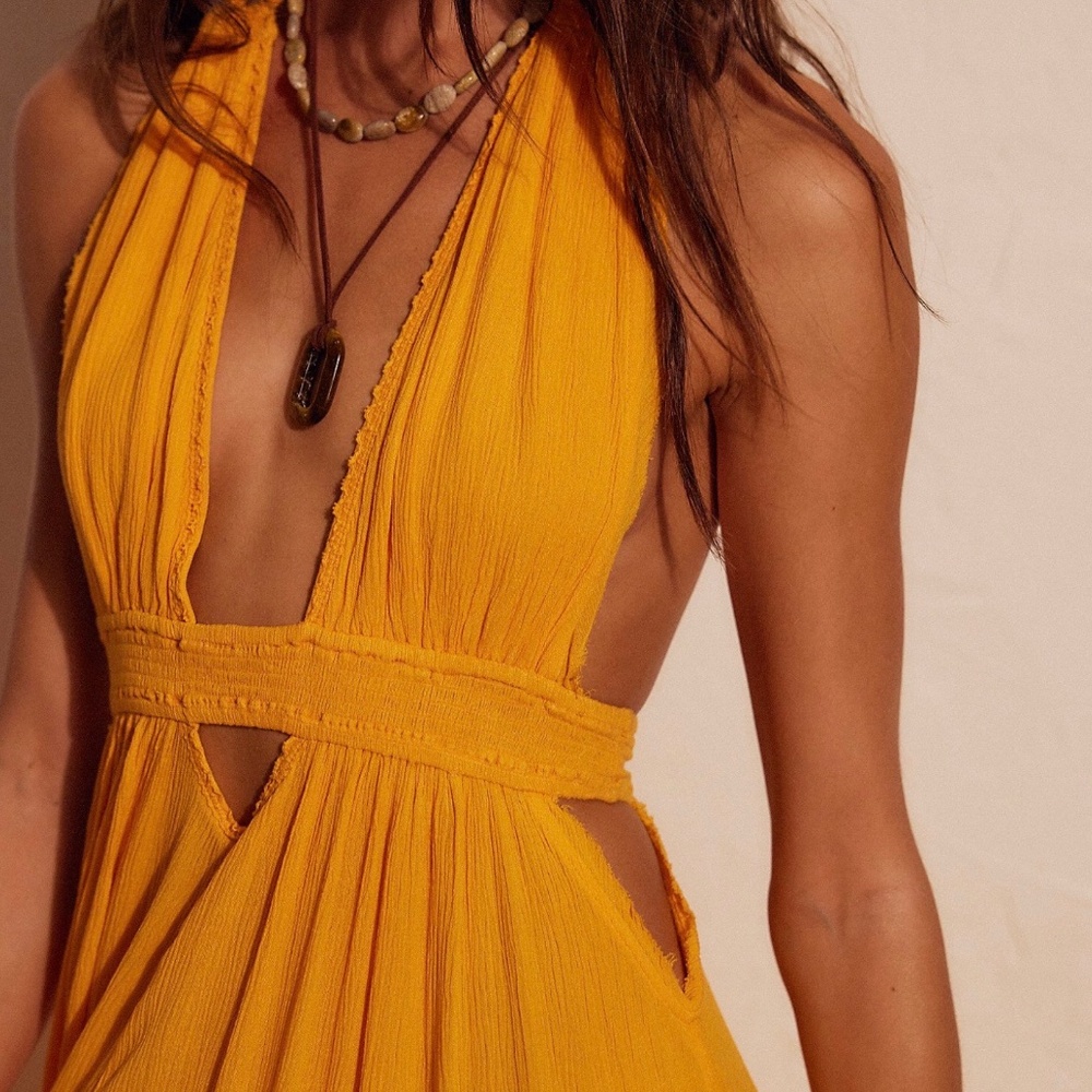 Free People Look Into the Sun Maxi Dress - Picture 3 of 14